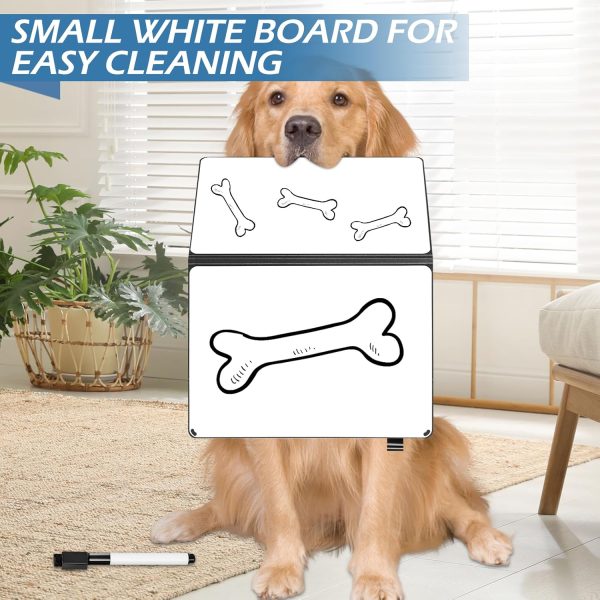 Mini Whiteboard 12"x9" Small White Board Dry Erase, Erasable Notebook Foldable Desk Whiteboard Holder Dry Erase Board, Office, Home, Travel, School, Portable - Image 2